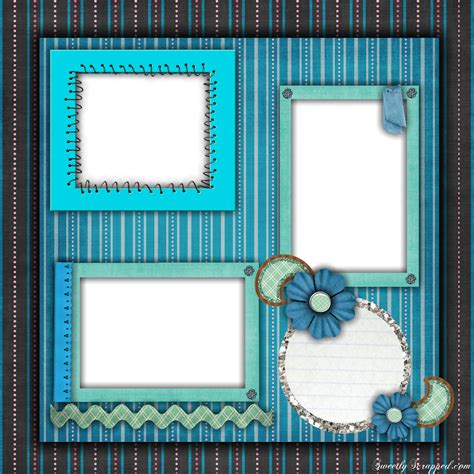 free digital scrapbooking layouts.